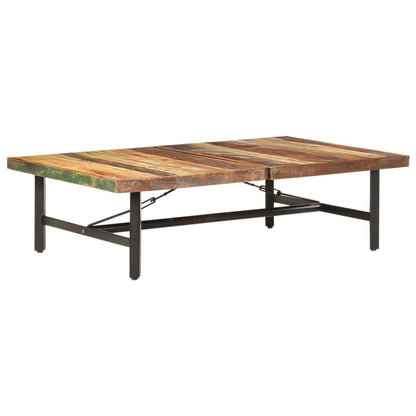 Tavolino da Salotto 142x90x42 cm in Legno Massello di Recupero | homemem39