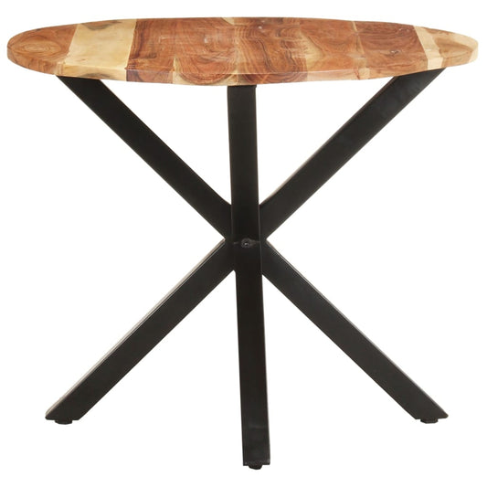 Tavolino di Servizio 68x68x56 cm in Legno Massello di Acacia | homemem39