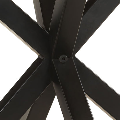 Tavolino di Servizio 68x68x56 cm in Legno Massello di Acacia