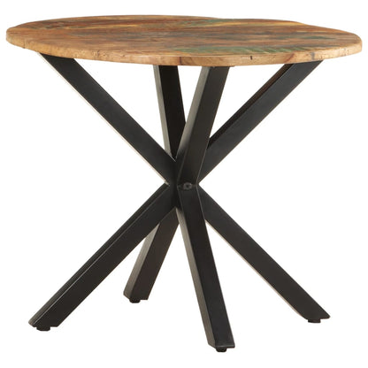 Tavolino di Servizio 68x68x56 cm in Legno Massello di Recupero | homemem39