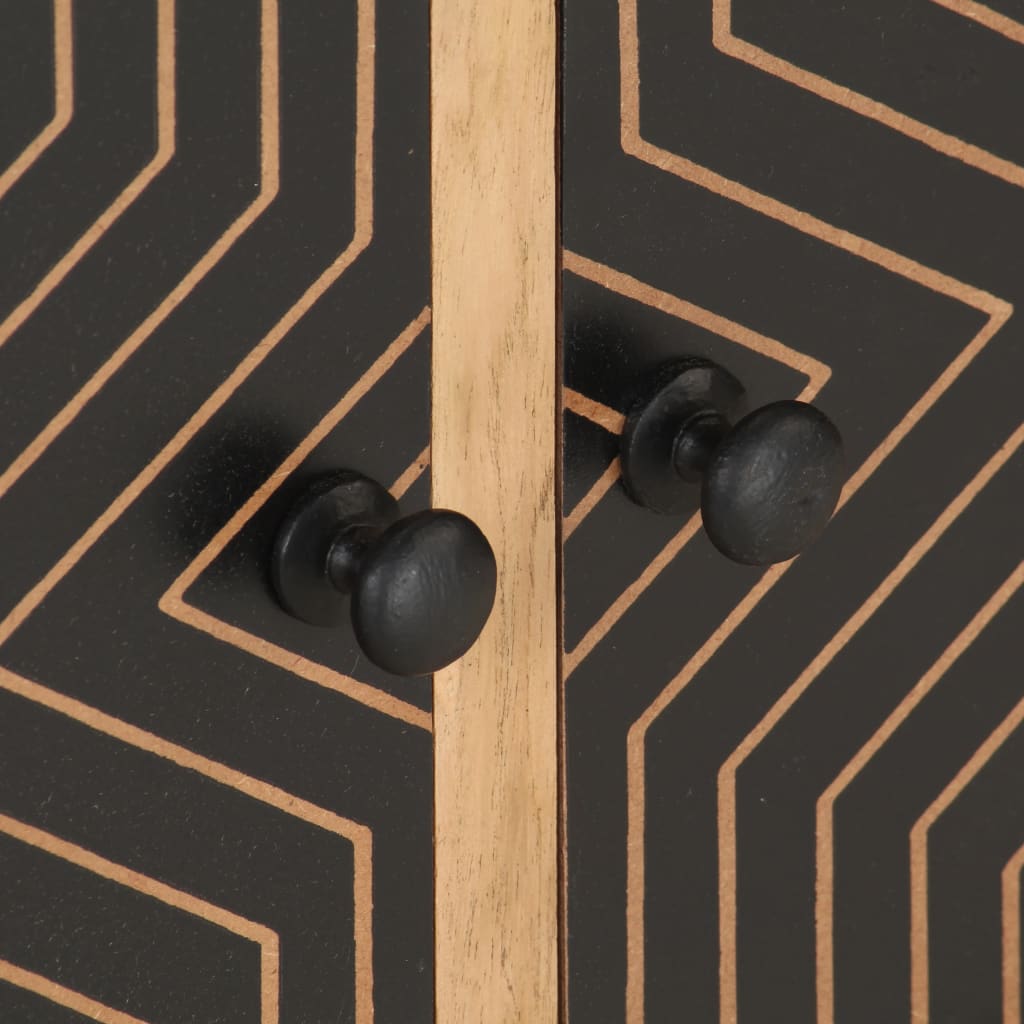 Mobile Porta TV 115x30x39 cm in Legno Massello di Acacia - homemem39