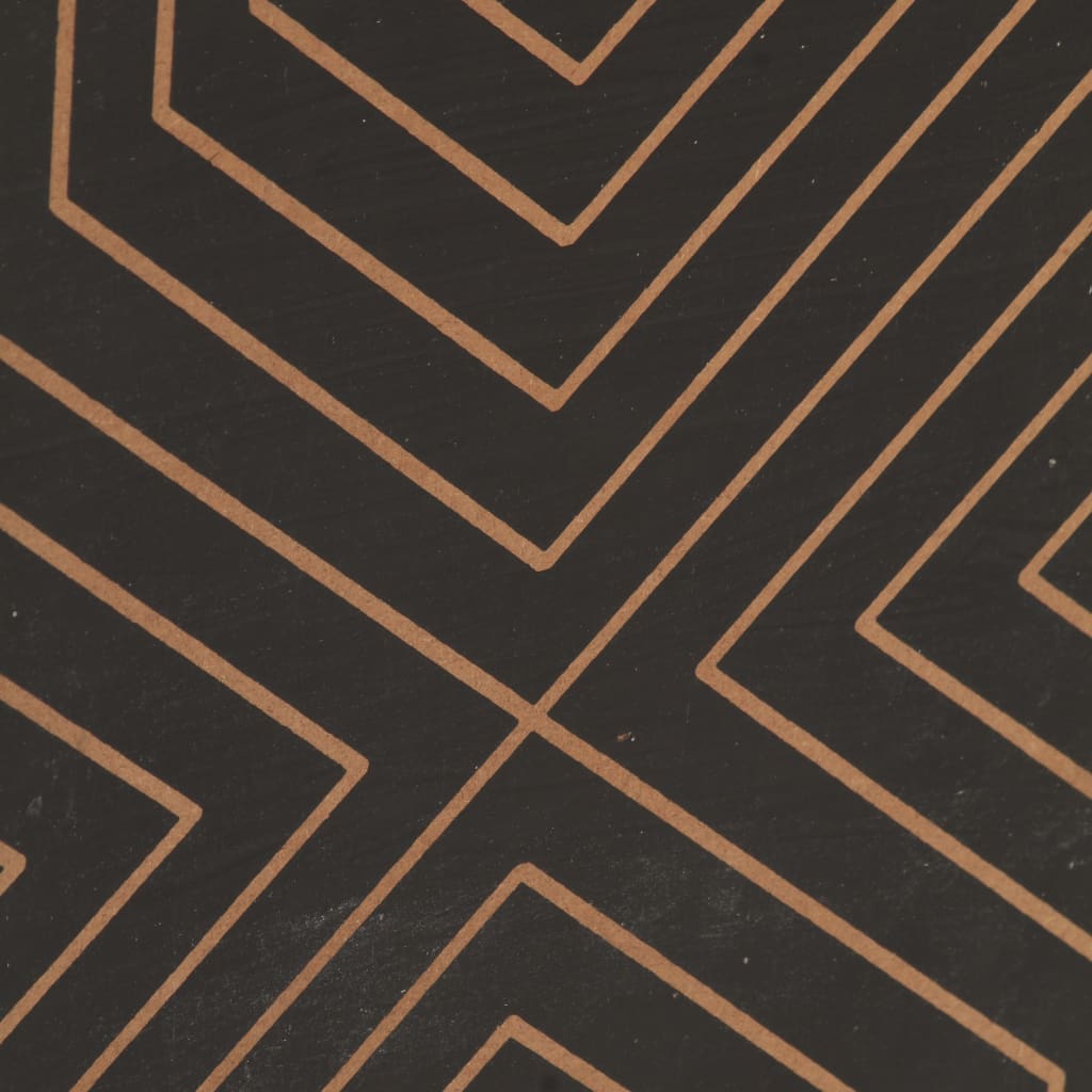 Comodino 40x30x50 cm in Legno Massello di Acacia - homemem39