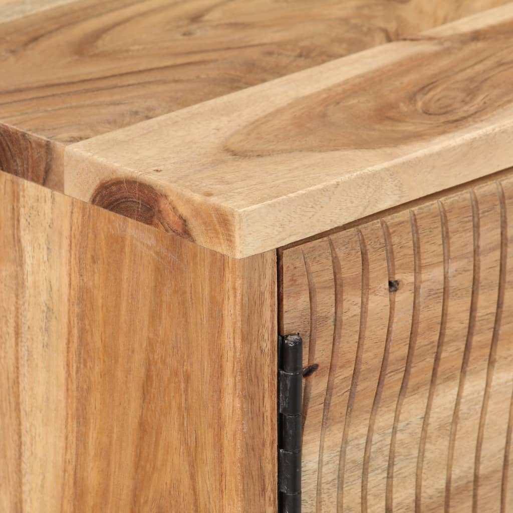 Credenza 115x35x75 cm in Legno Massello di Acacia | homemem39