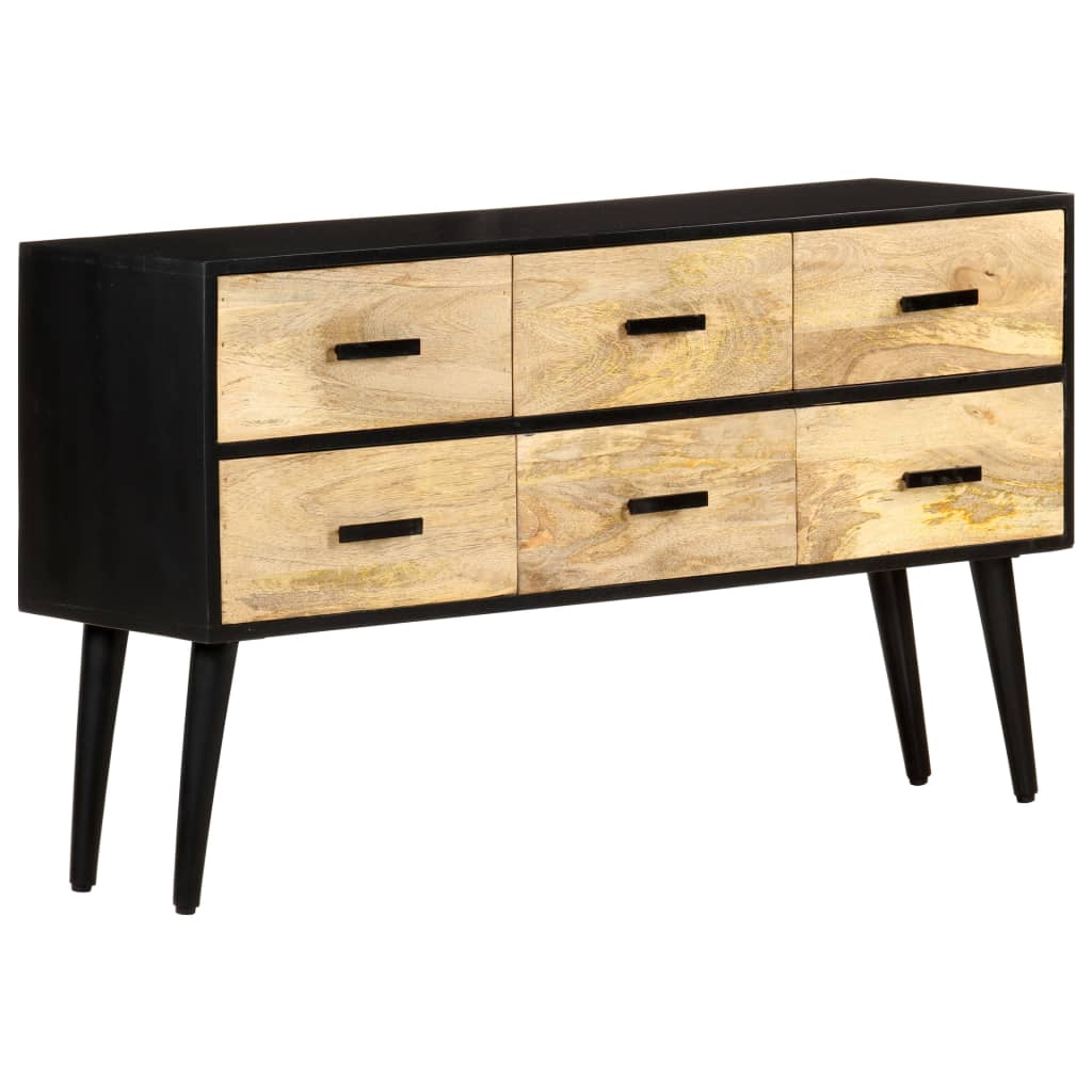 Credenza 110x33x64 cm in Legno Massello di Mango