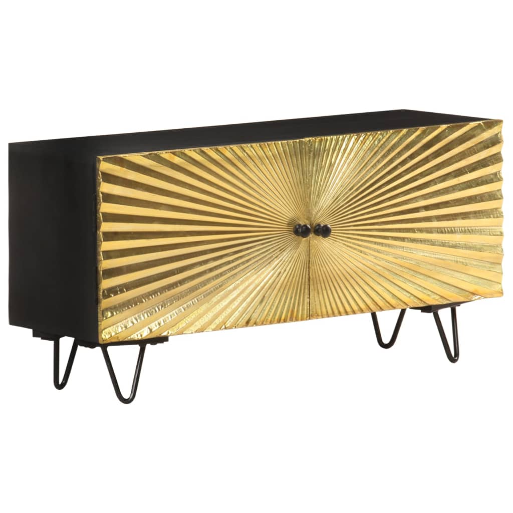 Mobile Porta TV 90x30x45 cm in Legno Massello di Mango | homemem39