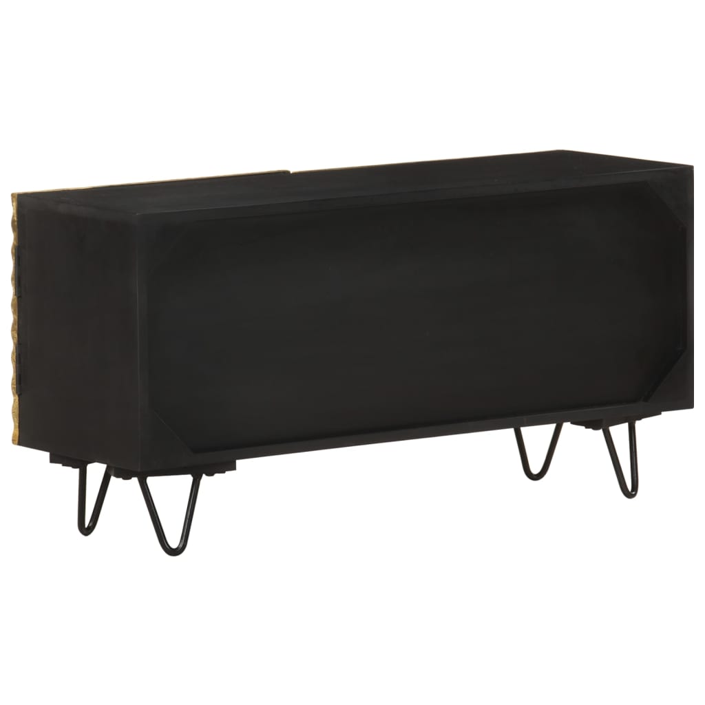 Mobile Porta TV 90x30x45 cm in Legno Massello di Mango