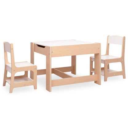 Tavolo per Bambini con 2 Sedie in MDF | homemem39