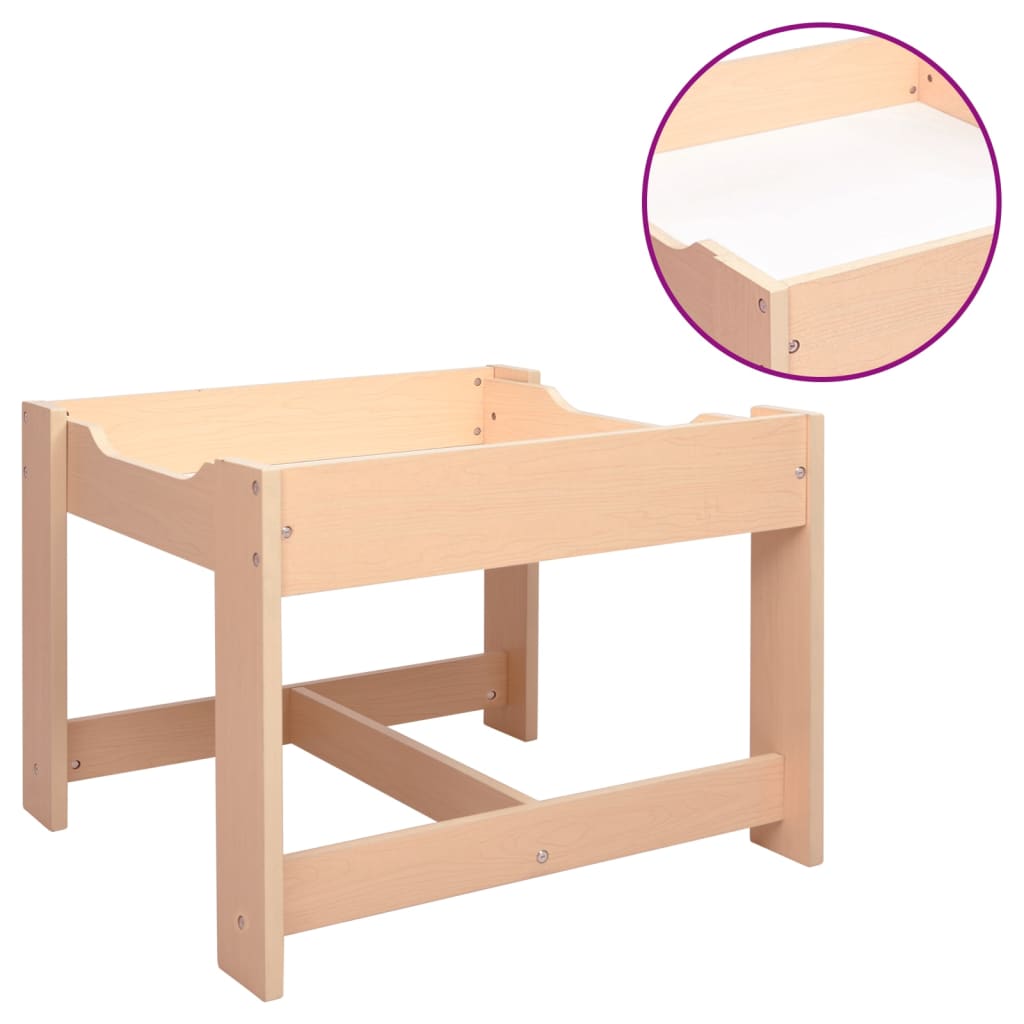 Tavolo per Bambini con 2 Sedie in MDF | homemem39