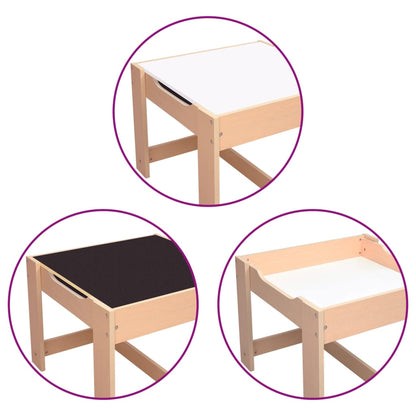 Tavolo per Bambini con 2 Sedie in MDF | homemem39