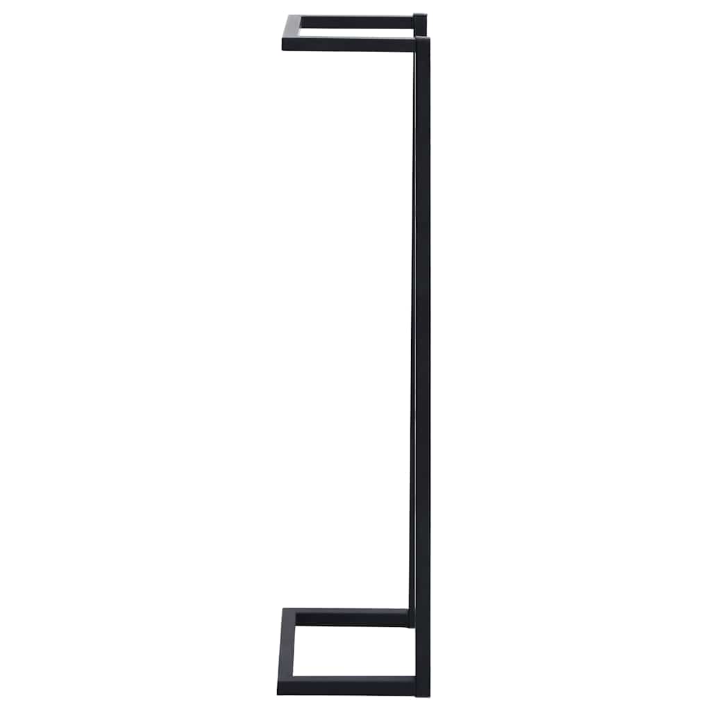 Portasciugamani da Terra Nero 25x20x95 cm Ferro | homemem39