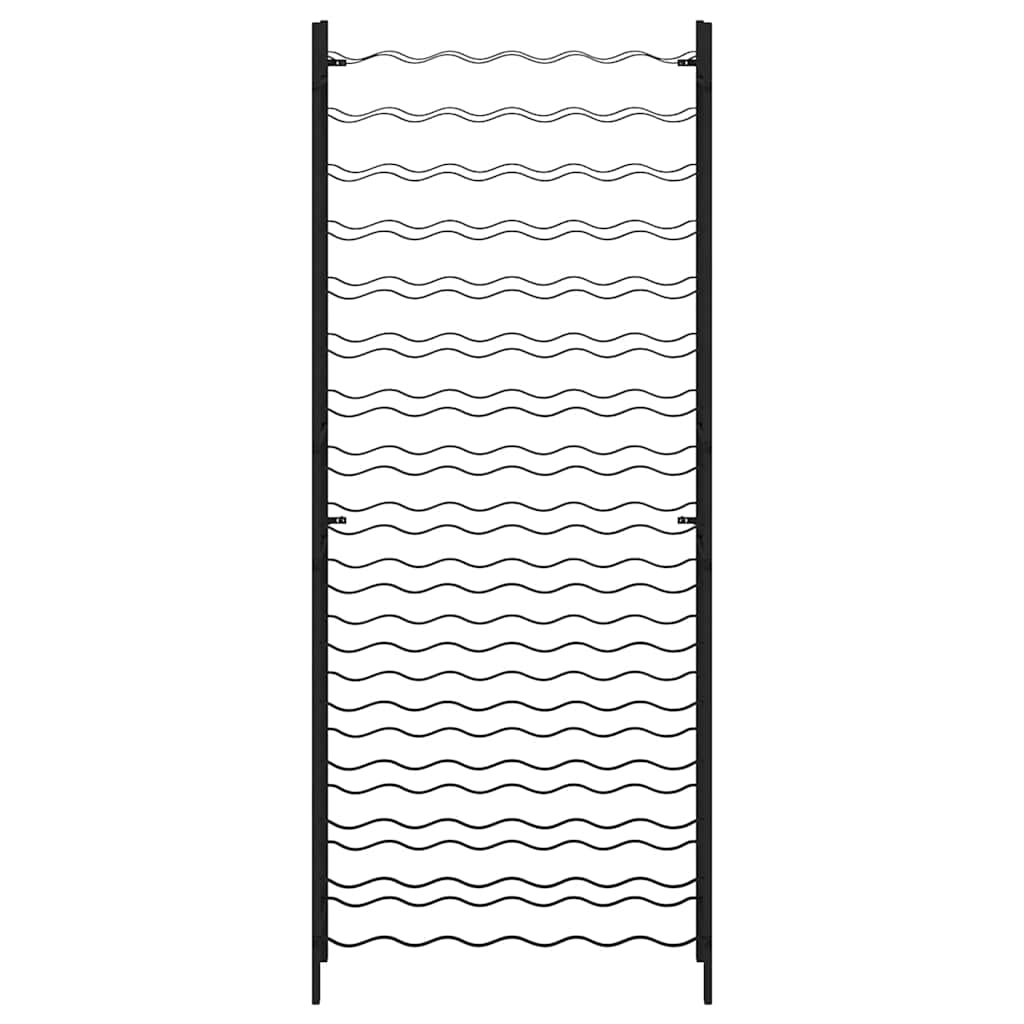 Portavini da 96 Bottiglie Nero in Ferro