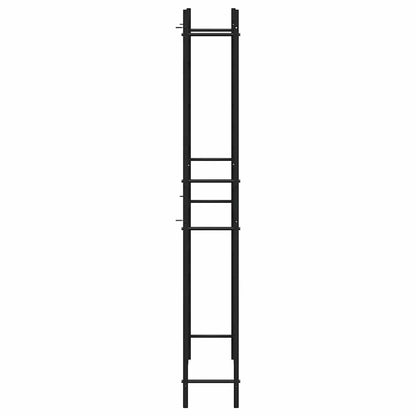 Portavini da 96 Bottiglie Nero in Ferro