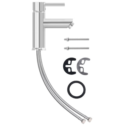 Rubinetto per Lavabo del Bagno Finitura Cromo 30x176 mm - homemem39