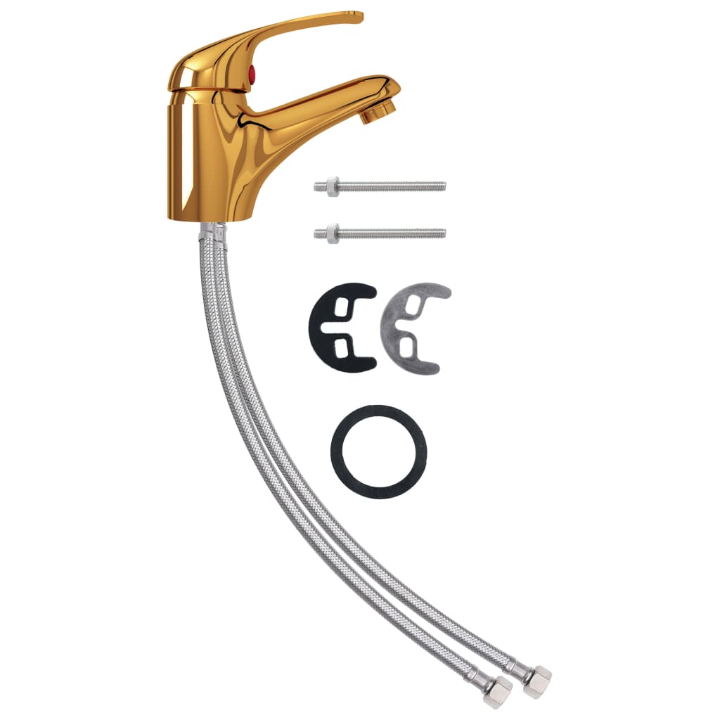 Rubinetto Miscelatore Oro 13x10 cm - homemem39