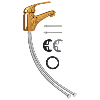 Rubinetto Miscelatore Oro 13x10 cm - homemem39