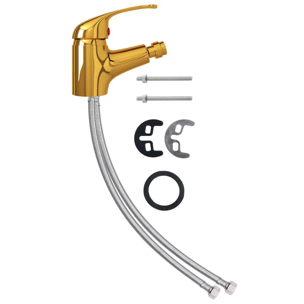 Rubinetto Miscelatore per Bidè Oro 13x12 cm - homemem39