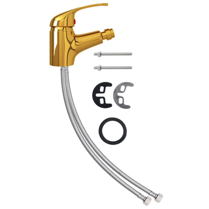 Rubinetto Miscelatore per Bidè Oro 13x12 cm - homemem39