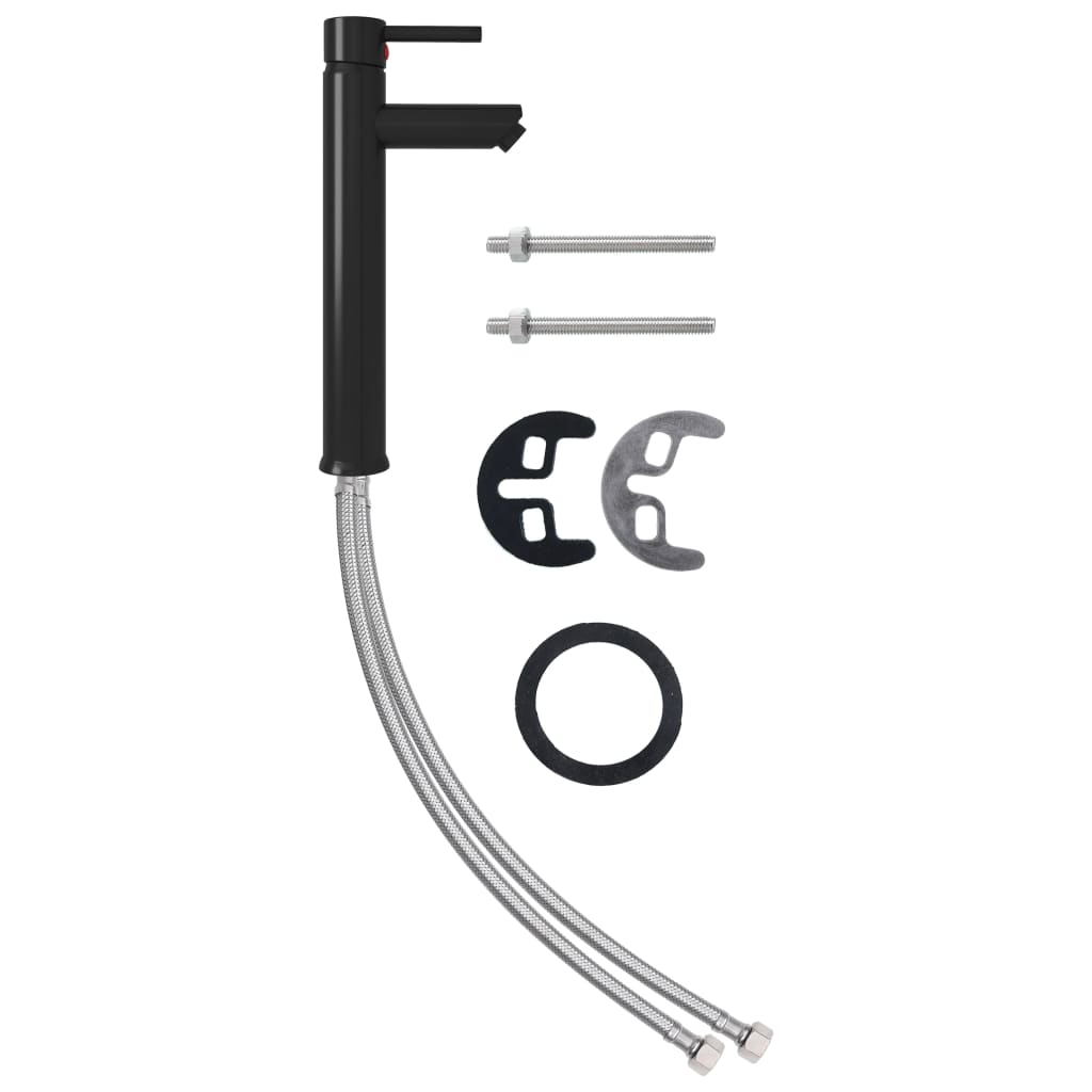 Rubinetto Miscelatore da Bagno Nero 12x30 cm - homemem39