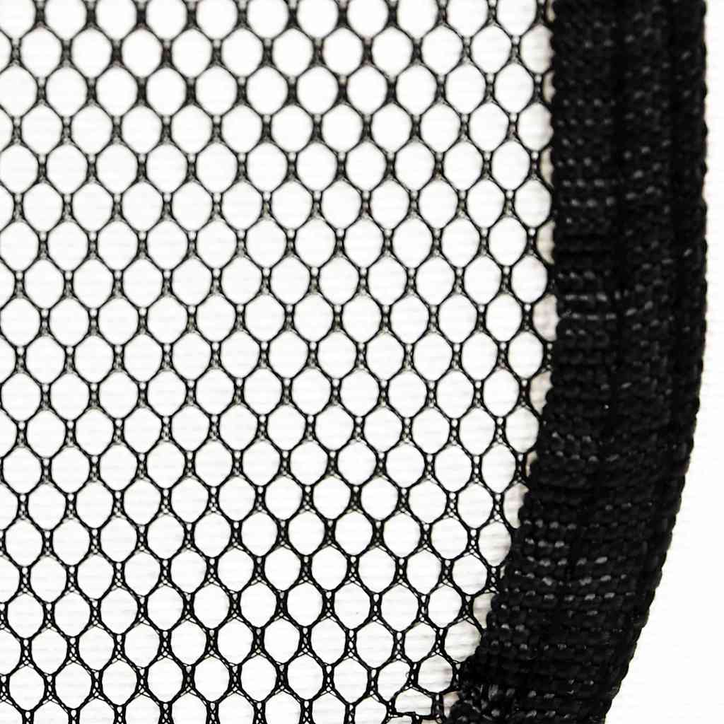 Box per Cani Pieghevole con Borsa Trasporto Nero 145x145x61 cm - homemem39