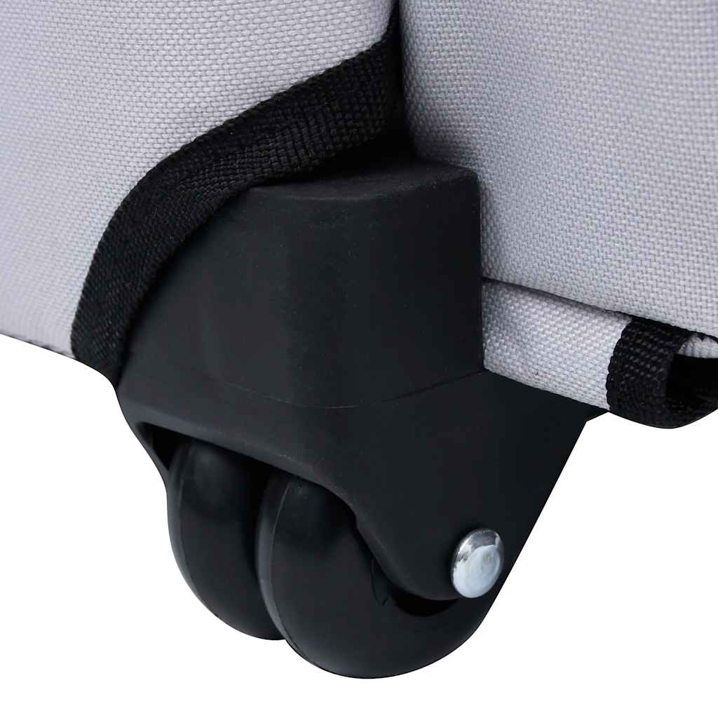 Trolley Trasportino per Animali Pieghevole Multifunzione Grigio - homemem39