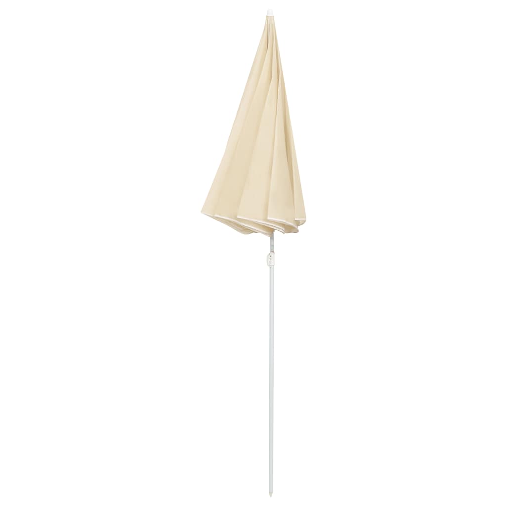 Ombrellone da Esterni con Palo in Acciaio 180 cm Sabbia | homemem39