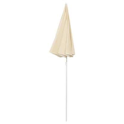 Ombrellone da Esterni con Palo in Acciaio 180 cm Sabbia | homemem39