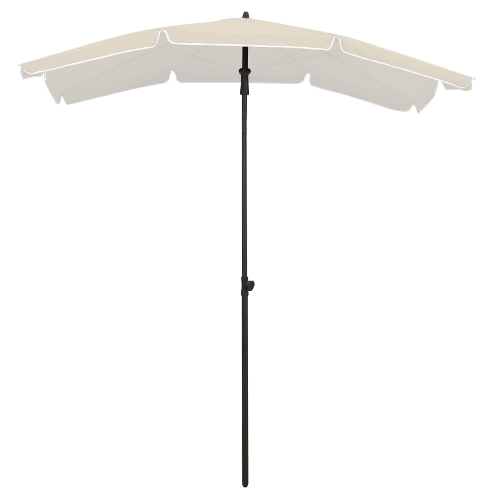 Ombrellone da Giardino con Palo 200x130 cm Sabbia | homemem39