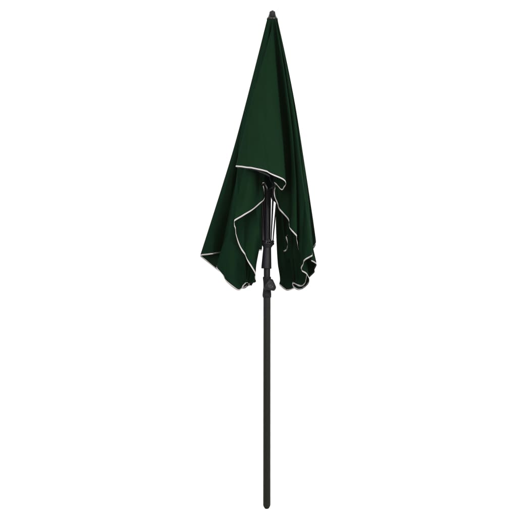 Ombrellone da Giardino con Palo 200x130 cm Verde | homemem39