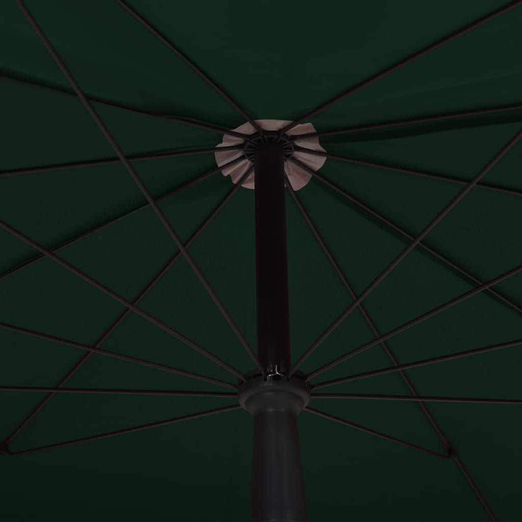 Ombrellone da Giardino con Palo 200x130 cm Verde | homemem39