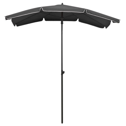Ombrellone da Giardino con Palo 200x130 cm Antracite | homemem39