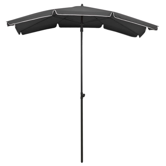 Ombrellone da Giardino con Palo 200x130 cm Antracite | homemem39