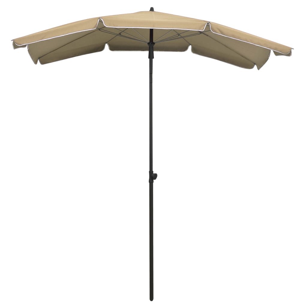Ombrellone da Giardino con Palo 200x130 cm Tortora | homemem39