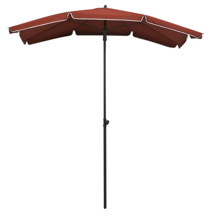 Ombrellone da Giardino con Palo 200x130 cm Terracotta | homemem39