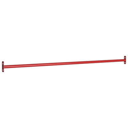 Sbarre da Gioco 3 pz 125 cm in Acciaio Rosso