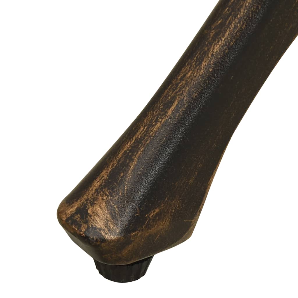 Tavolo da Giardino Bronzo 90x90x74 cm in Alluminio Pressofuso | homemem39