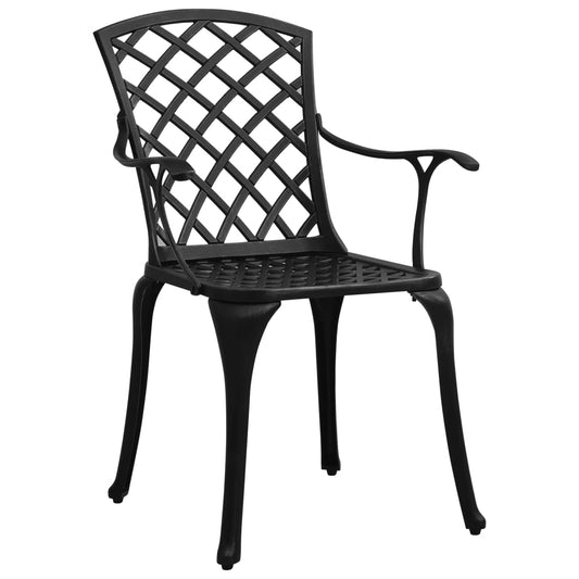 Set da Bistrot 3 pz in Alluminio Pressofuso Nero | homemem39
