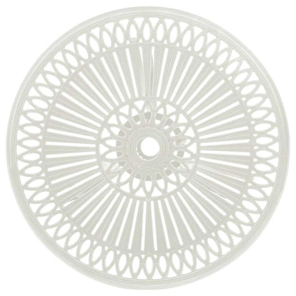 Set da Bar 3 pz in Alluminio Pressofuso Bianco