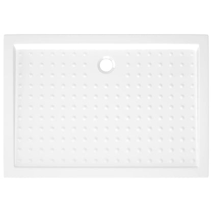 Piatto Doccia con Superficie Puntinata Bianco 70x100x4cm in ABS - homemem39