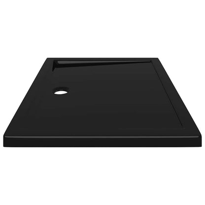 Piatto Doccia in ABS Rettangolare Nero 70x90 cm - homemem39