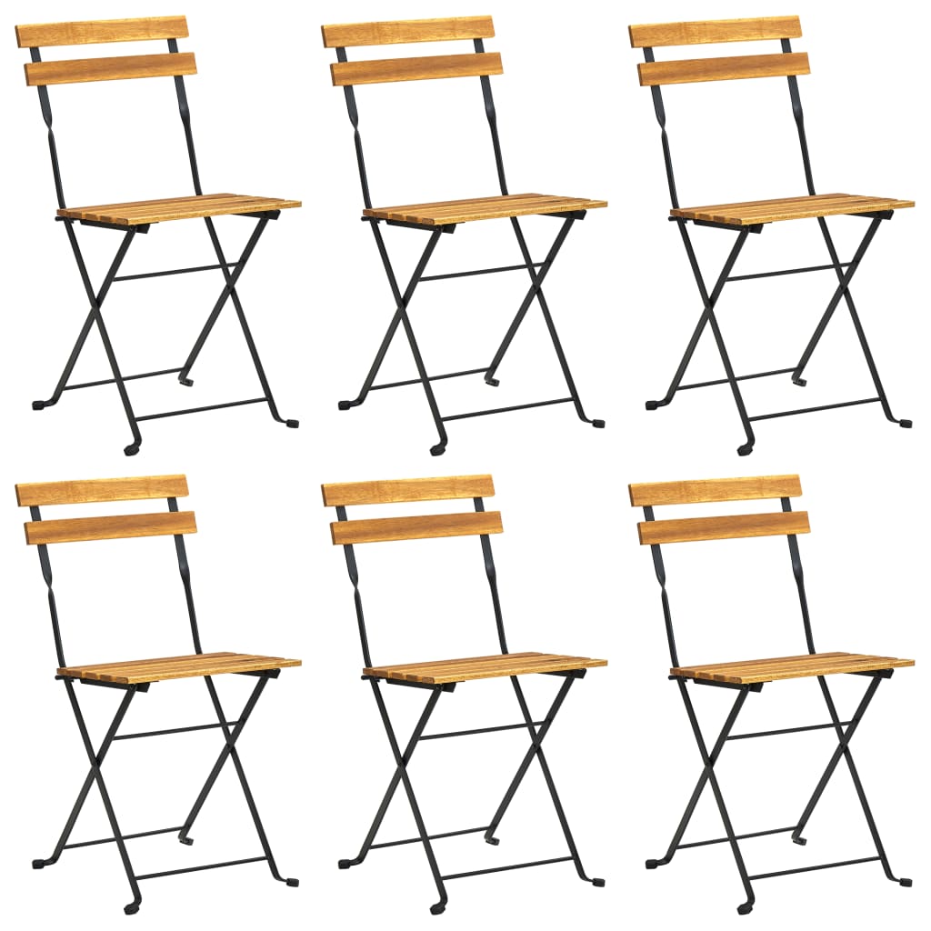 Set da Pranzo da Giardino 7 pz in Legno Massello di Acacia - homemem39