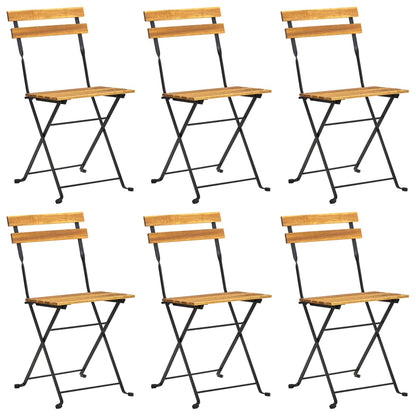 Set da Pranzo da Giardino 7 pz in Legno Massello di Acacia - homemem39