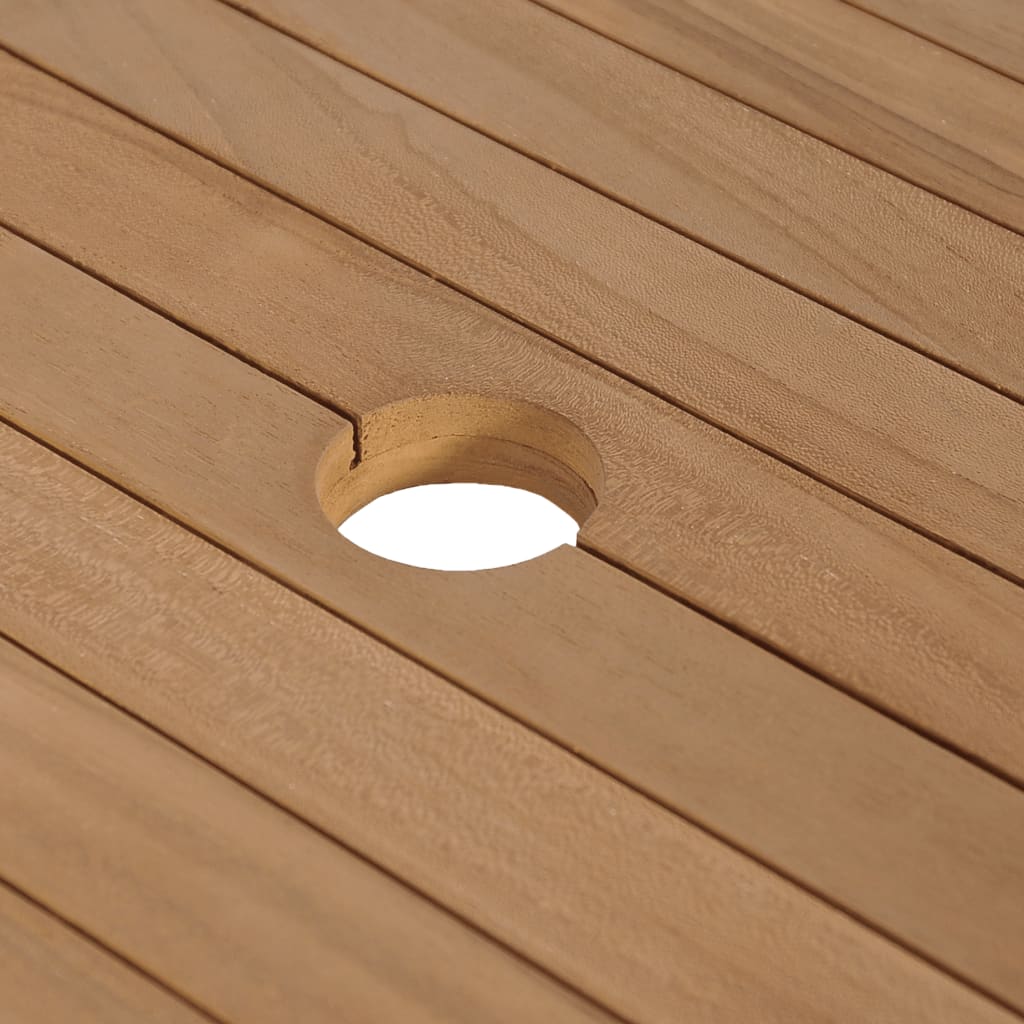 Armadietto da Bagno in Legno di Teak con Lavabo in Marmo Nero | homemem39