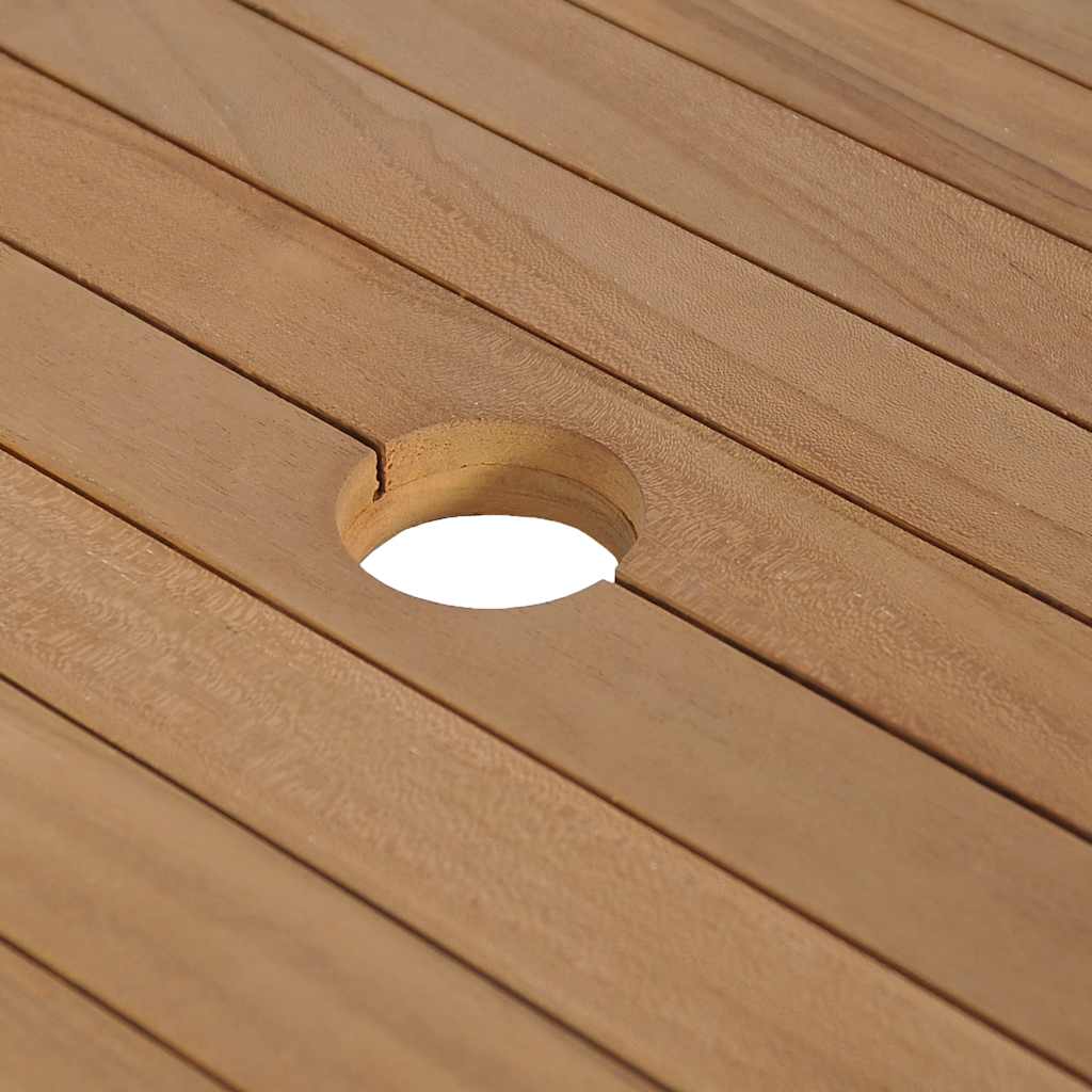 Armadietto da Bagno in Legno di Teak con Lavabo in Marmo Crema | homemem39