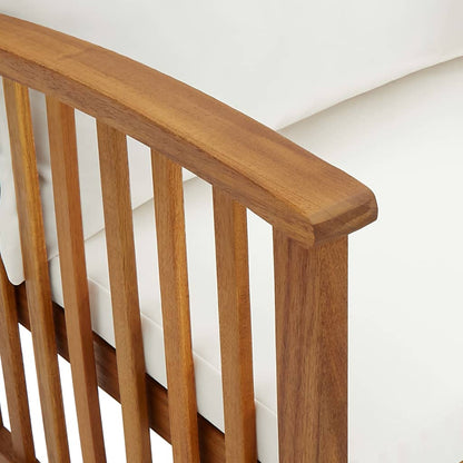 Set Divani da Giardino 3 pz con Cuscini in Massello di Acacia - homemem39