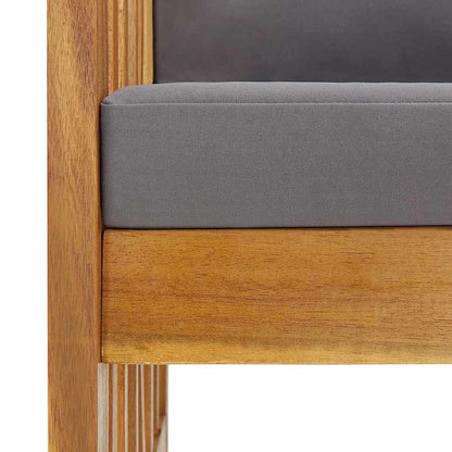 Set Divani da Giardino 5 pz con Cuscini in Massello di Acacia | homemem39