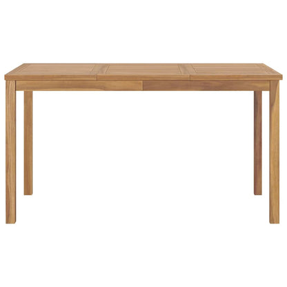 Tavolo da Pranzo da Giardino 140x80x77 cm in Massello di Teak | homemem39