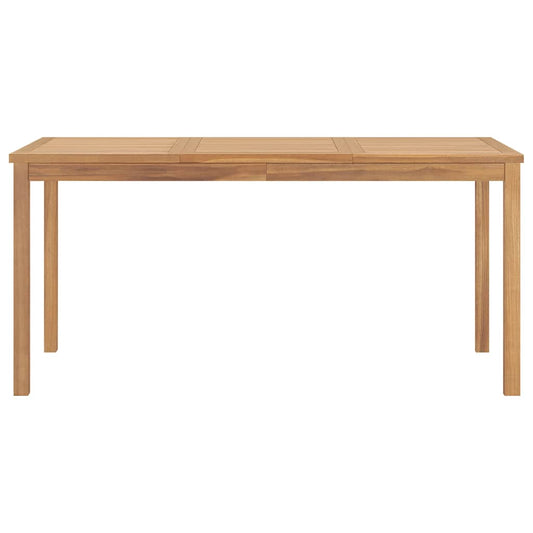 Tavolo da Pranzo da Giardino 160x80x77 cm in Massello di Teak | homemem39