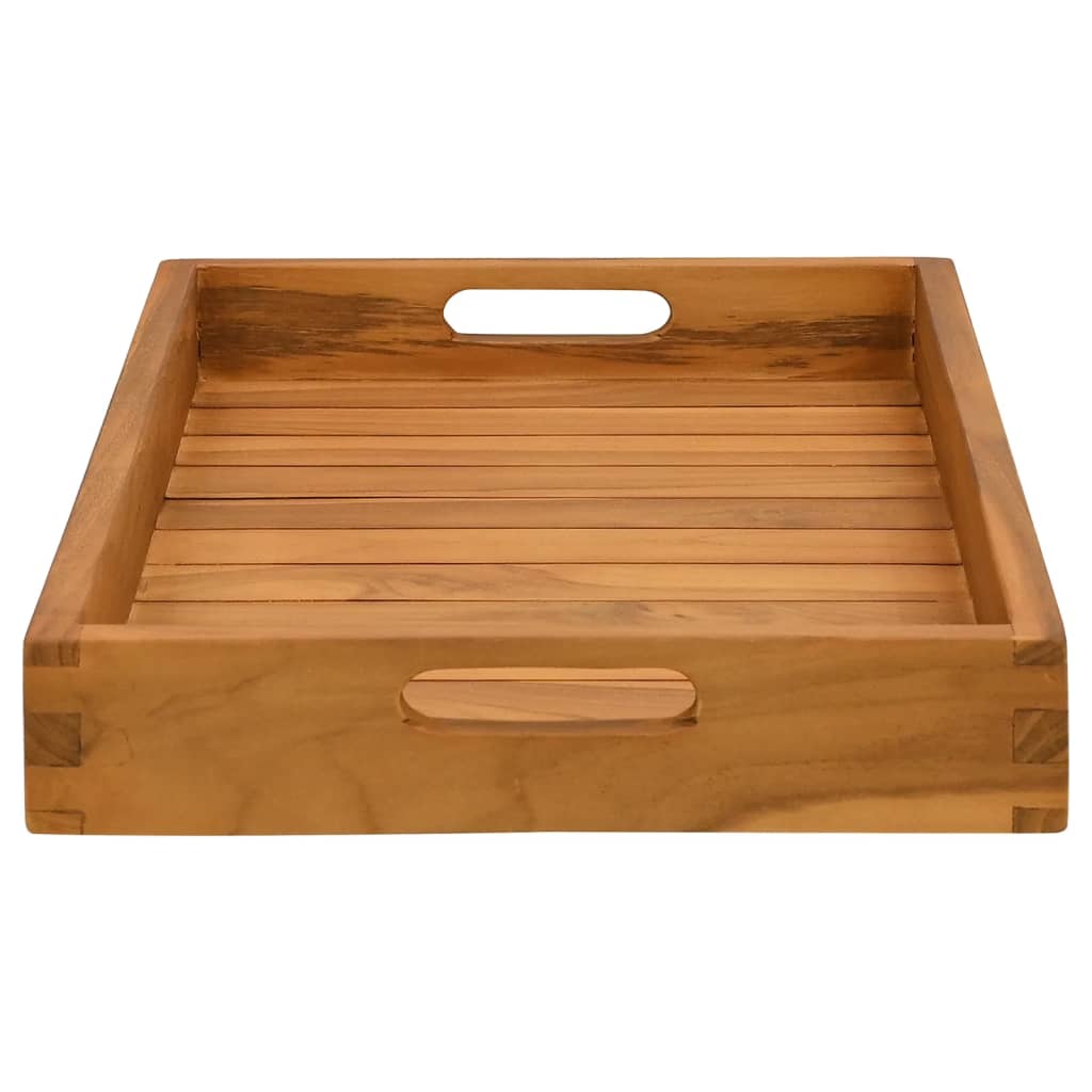 Vassoio da Portata 60x35 cm in Legno Massello di Teak