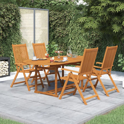 Set da Pranzo da Giardino 5 pz in Legno Massello di Acacia - homemem39