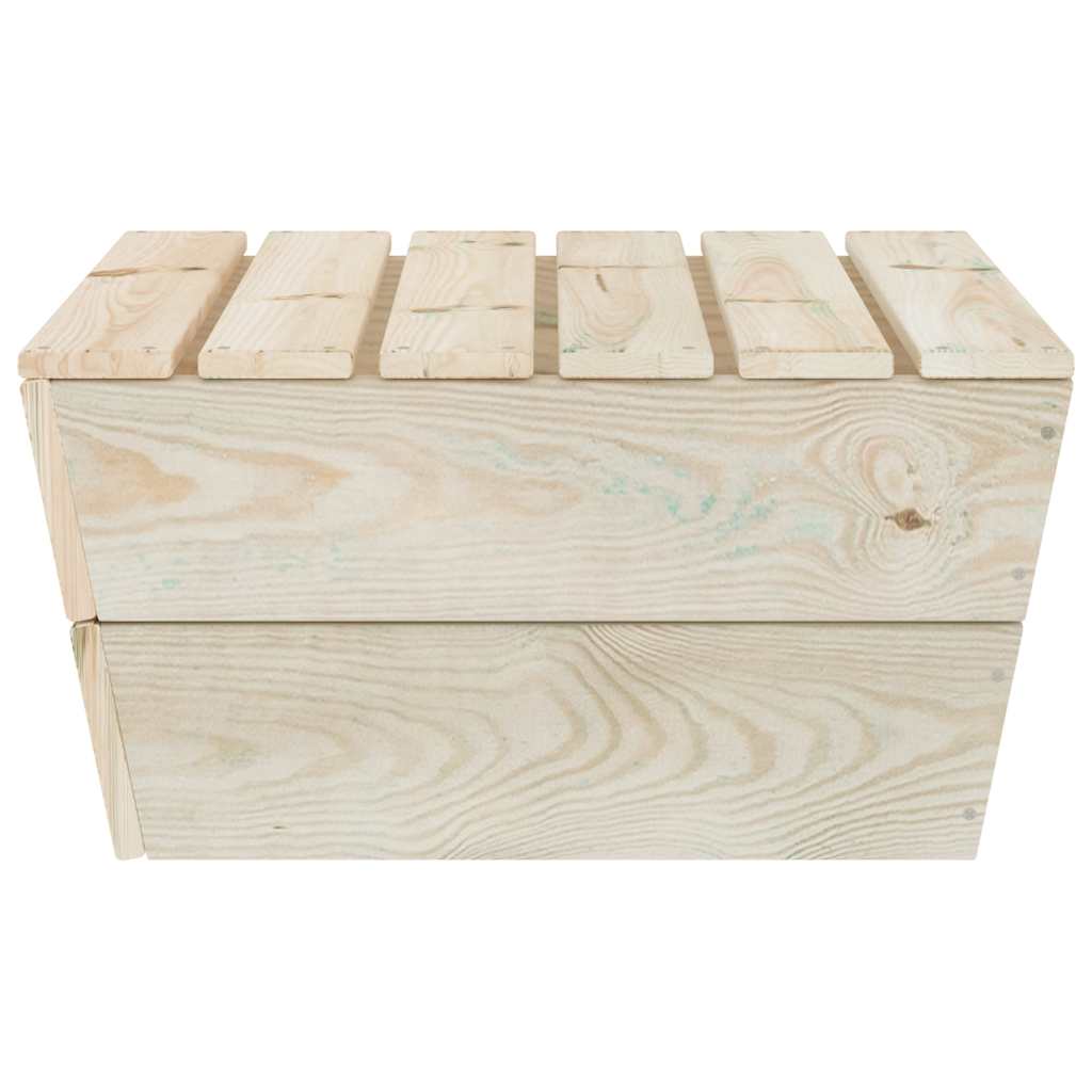 Tavoli da Giardino 2 pz 60x60x30cm in Legno di Abete Impregnato - homemem39